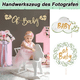 thumbnail image 3 of Accesorios para fotografías de baby shower, 12 piezas de accesorios para fotografías de baby shower, decoración de guirnalda Oh Baby, accesorios para fotografías para fotomatón para fiesta, 3 of 8