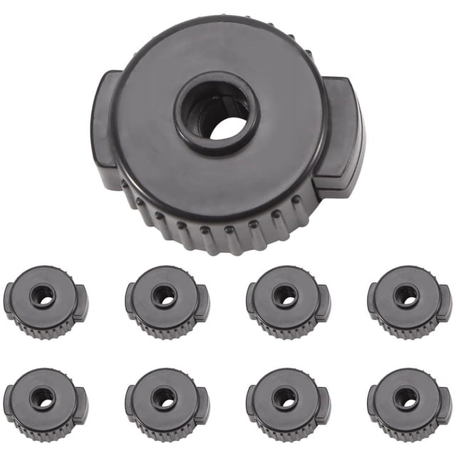 Juego de BateríA ABS de 9 Piezas, Tuercas de LiberacióN RáPida, Platillo de Montaje RáPido, Accesorios de Repuesto para Drum Mate