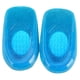 thumbnail image 1 of 1 par de plantillas elásticas de gel para el talón Almohadillas para el talón Media almohadilla que amortigua el talón Alivio del dolor en el talón para mujeres y hombres (azul oscuro L 40-46), 1 of 4