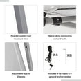 thumbnail image 5 of Outsunny 117.25 x 117.25 in White Pop-up Outdoor Canopies, Adjustable Height, 5 of 9