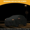 thumbnail image 3 of Ofertas Únicas Funda para Auto Impermeable para Todas las Climas - Protección Exterior Completa Resistente a los Rayos UV Negra con Cremallera Lateral Derecha Negra para Nissan Juke, 3 of 5