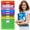 3 colors, variant on 3 Pack File Folders, Plastic Expandable File Organizers, Letter/A4 Paper Storage Folders Transparent Document Holders, Large Capacity Durable Anti-Wear Color Coded Easy Categorization,3 colors