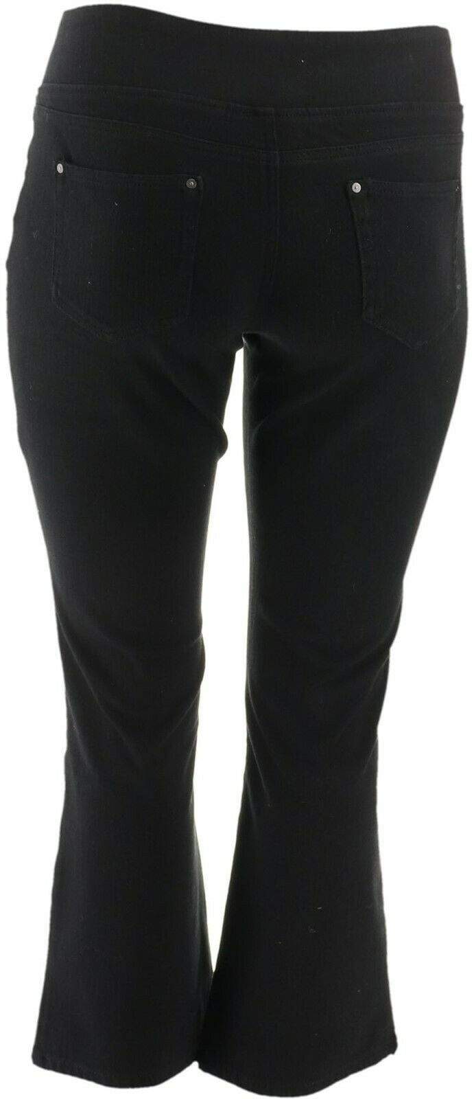 Belle Kim Gravel Petite Flexibelle Boot-Cut Jeans Cranberry 14P NEW A311352