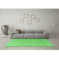 thumbnail image 3 of Ahgly Company Indoor Rectangle Solid Green Modern Area Rugs, 6' x 9', 3 of 4