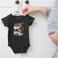 thumbnail image 5 of Popeye Kanji High Speed Racecar Romper Boys or Girls Infant Baby Brisco Brands NB, 5 of 6