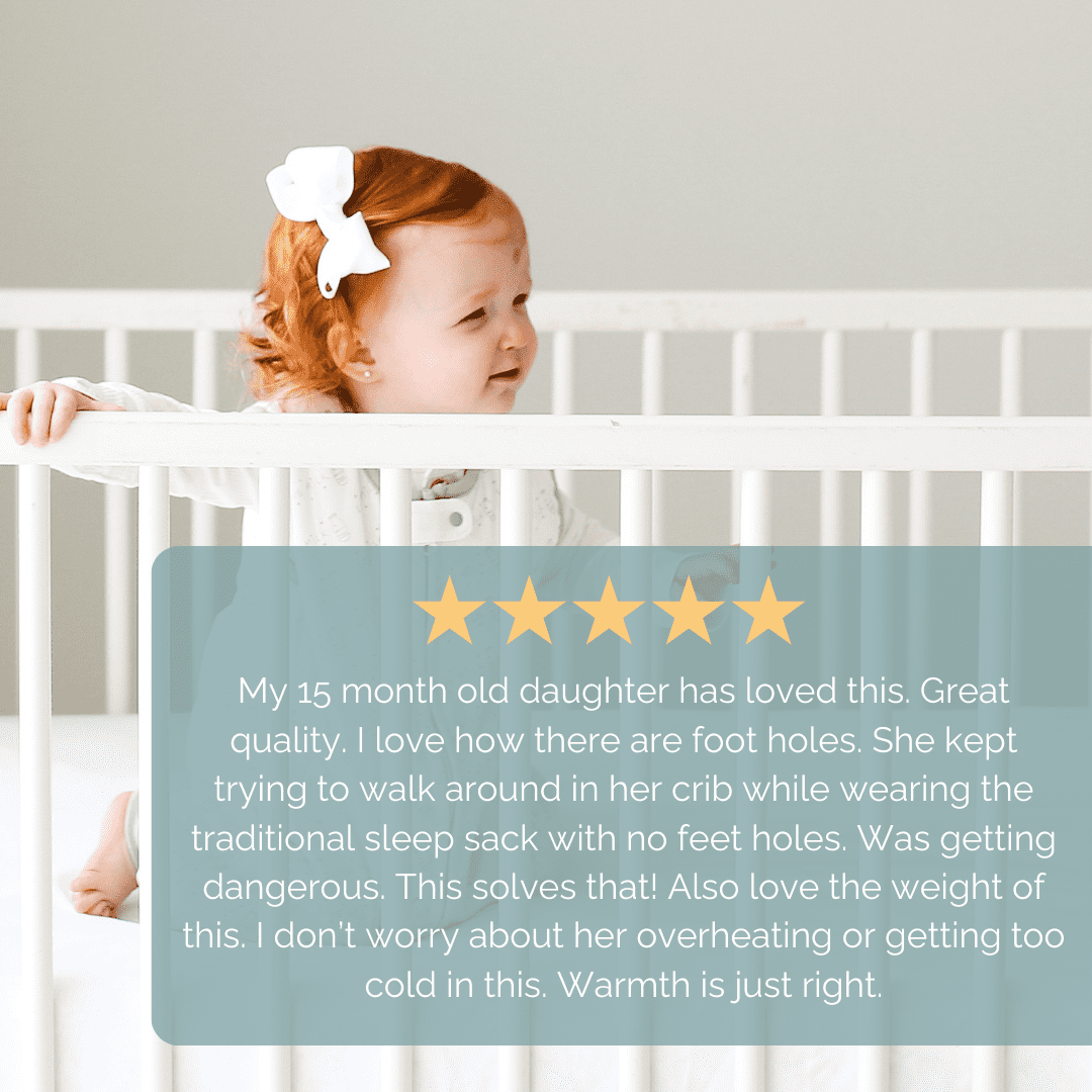 Tealbee Dreamsuit - Bamboo Sleep Sack with Legs - (1.2 Tog) Love Milk 12m-2t