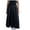 Black, variant on GigrtiJin Womens Satin Midi Skirt Elastic High Waist Flowy Maxi Skirts Silk Elegant Long Trendy A-Line Skirts