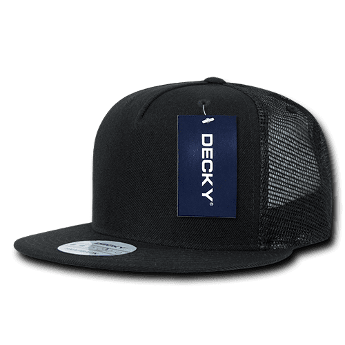 Decky - DECKY Flat Bill Trucker Constructed Baseball Caps Cap Hats For ...