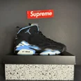 thumbnail image 1 of N I-K-E A i r-Jor-dan MVP Shoes Black University Blue White DZ4475-004 Men's Size 8.5, 1 of 5