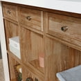 thumbnail image 6 of Sauder Craft Pro Series Work Table with Drawers, Sindoori Mango Finish, 6 of 14