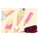 thumbnail image 1 of ABPHQTO Fundas de almohada de helado de dibujos animados deliciosos 50x75 cm Impresión de dos lados, 1 of 1
