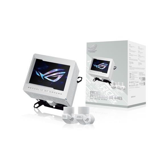 Bloque de agua para CPU ASUS ROG RYUJIN III WB WHT para Intel y AMD