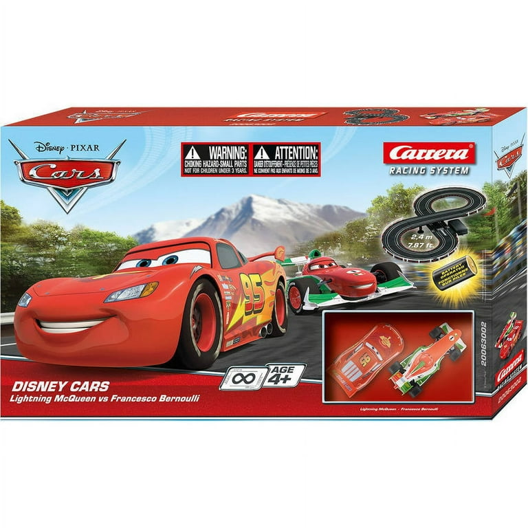 CARS-RAYO MCQUEEN COCHE-PISTA 2EN1