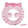 thumbnail image 2 of Gorro de baño para ducha, lavable, suave, protector de ojos y oídos, visera de baño ajustable para niños y niñas, unisex., 2 of 8