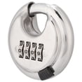 thumbnail image 1 of Stainless Steel Padlock,Stainless Steel Password Round Password Padlock Padlockfor Warehouse Highly Recommended, 1 of 14