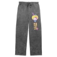 thumbnail image 5 of Hello Kitty with Boba Tea Women Graphite Gray Drawstring Sleep Pajama Pants -Large, 5 of 7