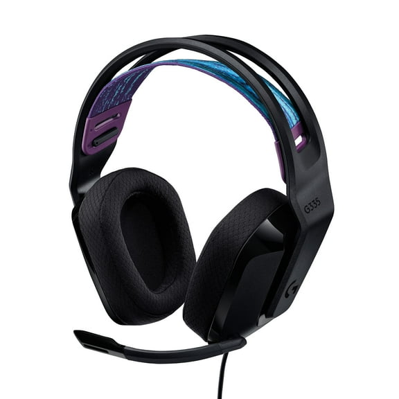 Logitech G G335 Wired Gaming Headset, with Microphone, 3.5mm Audio Jack, Comfortable Memory Foa