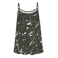 thumbnail image 4 of Puntoco Camisas ajustadas para mujer, blusas casuales sin mangas con cuello redondo y estampado a la moda para mujer, 4 of 5