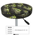 thumbnail image 2 of light green excavator Round Bar Stool Seat Covers, Elastic Round Chair Cover Stool Seat Slipcover Bar Stool Cushions Round Pad for 12-14 inch, 2 of 5