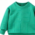 thumbnail image 4 of NAISIBABY Boys Sweatshirt Outfit Sets Size 7, Lightweight Print Crew-Neck Long-Sleeve Pullover + Jogger Pants 2PC Fall Set Green, 4 of 5