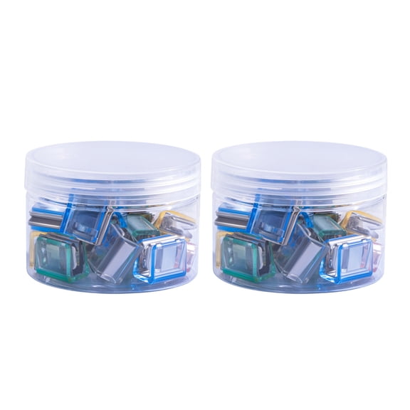 40PCS Push Clips Set for Document Organization in Bright and Fun Colors