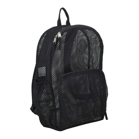 Eastsport Multi-Purpose Mesh Backpack with Front Pocket, Adjustable Straps and Lash Tab,