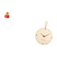thumbnail image 5 of Escultura de escritorio de resina con forma de cuenco de tesoro, reloj de pared de madera, reloj colgante, decoración moderna, adecuada para sala de e, 5 of 8