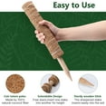 thumbnail image 2 of Troxlin Moss Pole for Climbing Plants, 5 Pack 15" Coir Totem Poles for Indoor and Outdoor Plants, Natural Coconut Fiber, Stackable Support Stakes for Plant Training, 2 of 8