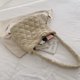 thumbnail image 2 of Bolsa tipo cubo para mujer, de pana a la moda, de gran capacidad, para oficina, escuela (beige) Ehuebsd Para Estrenar, 2 of 9