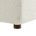 thumbnail image 5 of Modway Commix Upholstered Boucle Fabric Corner Chair in Ivory, 5 of 8