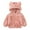Pink, variant on WIBACKER Toddler Baby Boys Girls Fleece Hooded Jacket Coat with Bear Ears Fall Winter Warm Kids Outwear Zipper Up 0-6Y