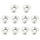thumbnail image 1 of Sonducket 10 piezas de cuentas sueltas para manualidades brillantes, cuentas espaciadoras hechas a mano, suministros de joyería de varios tamaños, Ropa, zapatos y accesorios Miscelánea Plata 4 mm Sonducket AP010776-02B, 1 of 6