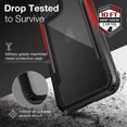 thumbnail image 3 of Raptic Shield Case Compatible with iPhone 13 Pro Case, Shock Absorbing Protection, Durable Aluminum Frame, 10ft Drop Tested, Fits iPhone 13 Pro, IridescentRed Gradient, 3 of 7