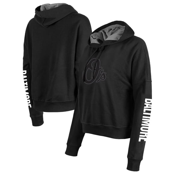 Women's New Era Black Baltimore Orioles City Connect Pullover Hoodie
