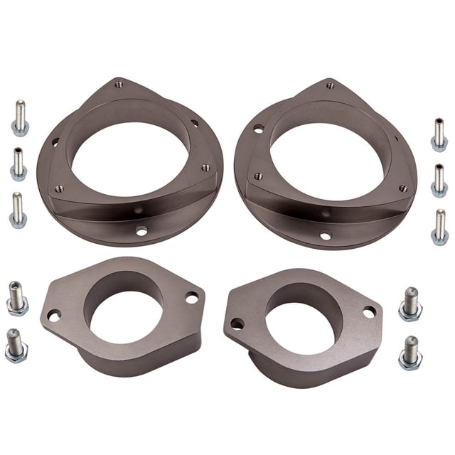 Ensemble d'Entretoises de Levage de 2 Pouces pour Subaru Outback & Legacy 2005-2009, Idéal pour suspension, Levage et Pièces de Rechange Automobiles. Comprend 2 Entretoises de Vérin avant, 2 Entretoises de Vérin Arrière, 10 Écrous et Boulons, et Quincaillerie d'Installation Complète. l'Usinage de Précision CNC Découpé au Laser Assure un Ajustement Parfait pour Tous les Modèles de Subaru Outback et Legacy de 2005 à 2009.