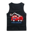 thumbnail image 1 of RXIRUCGD 2025 Vêtements d'Été pour Enfants Chemise de Base à Col Rond Sans Manches pour Garçons, 1 of 2