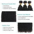 thumbnail image 2 of Hair Bundles YOUNGHANN, rizado, brasileño, virgen, natural, negro, 2 of 5
