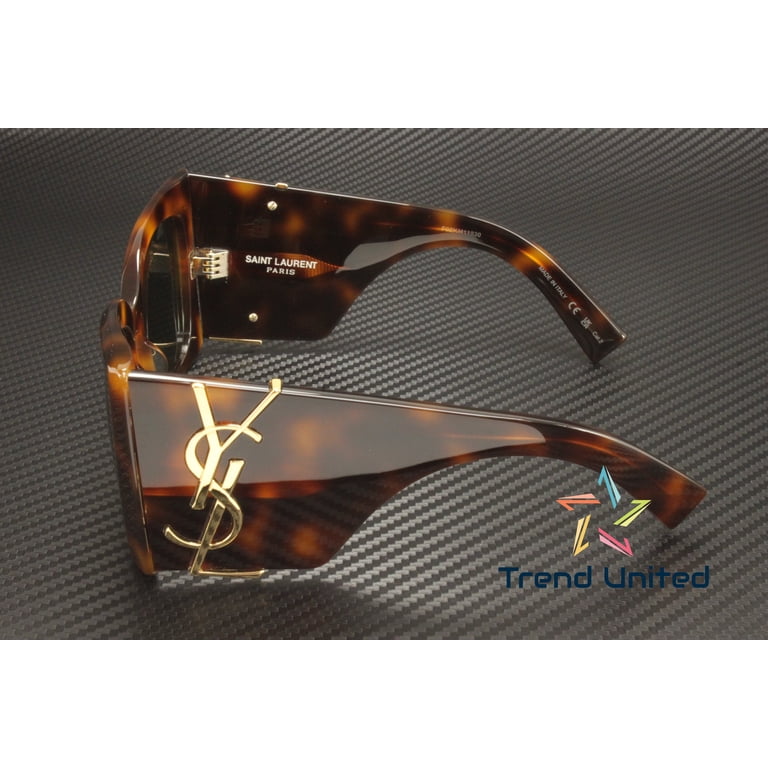 Sunglasses Saint Laurent SL M 119 BLAZE- 002 Havana / Green  display picture 1