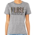 thumbnail image 2 of Anesthetist Nurse Leopard Print Shirt Unisex Large Grey, 2 of 5