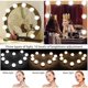 thumbnail image 2 of Led Mirror Usb Makeup With Lights Lighted 10 Bulbs 3 Lighting Modes Tabletop Wall Mounted Cosmetic Mirror Only Including Lights, 2 of 5
