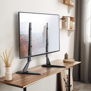 Universal Table Top TV Stand for 22 - 65 inch Flat Screen, LCD TVs Premium Height Adjustable Leg Stand Holds up to 110lbs