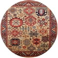 thumbnail image 1 of Ahgly Company Indoor Round Mid-Century Modern Light Copper Gold Oriental Area Rugs, 5' Round, 1 of 6