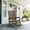 Brown, variant on SERWALL Oversized Outdoor Rocking Chair with Footrest for Adults, HDPE All Weather Patio Rocker for Porch, Garden, Lawn, Black