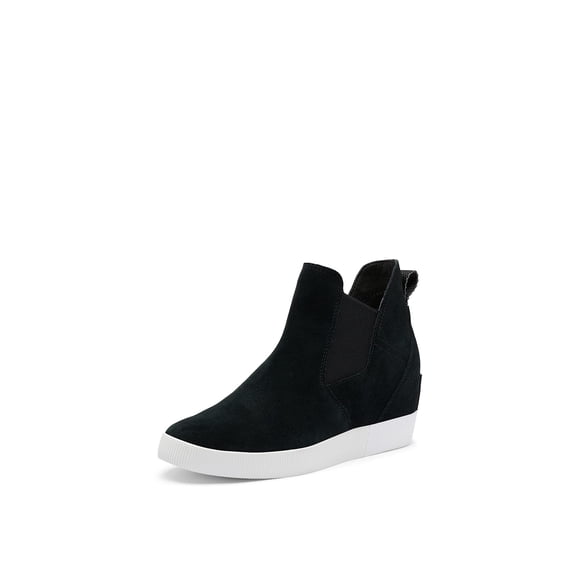 Bota Sorel Out N About Slip-On Wedge para mujer, color blanco y negro 8.5