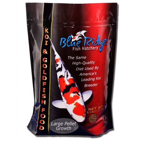 Blue Ridge Fish Hatchery Growth Formula Pellet Fish Food for Koi and Goldfish