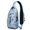 Sky-blue-162, variant on Crossbody Sling Backpack for Women Men Ocean Cute Shark Shoulder Sling Crossbody Casual Chest Bag for Travel Sports Running Hiking