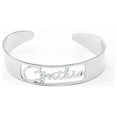 thumbnail image 2 of Personalized Cut-Out Script Name Bangle, 2 of 2