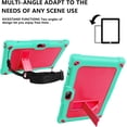 thumbnail image 5 of FIEWESEY Shockproof Kids Shoulder Strap Cover,with Screen Protector Case for Vankyo MatrixPad S10/ZZB ZB10/ATOZEE AT10/AOYODKG A38/YQSAVIOR/CUPEISI/Coopers YQ10S 10 Inch Tablet (Green/Pink,1 Pcs), 5 of 6