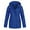 Blue, variant on WXLWZYWL Winter Women'S Solid Rain Jacket Outdoor Plus Size Waterproof Hooded Raincoat Windproof