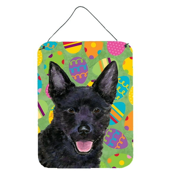 Australian Kelpie Easter Eggtravaganza Wall or Door Hanging Prints